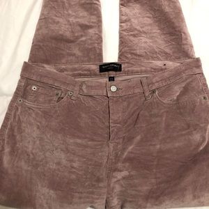 NWOT Banana Republic Blush Velvet Skinny